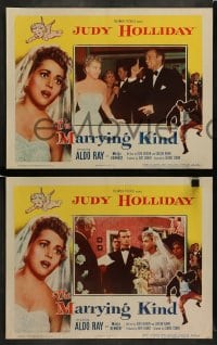 8w406 MARRYING KIND 8 LCs 1952 pretty bride Judy Holliday, Aldo Ray, directed by George Cukor!
