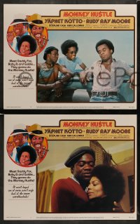 8w420 MONKEY HUSTLE 8 LCs 1976 wacky Rudy Ray Moore, Yaphet Kotto & Rosalind Cash!