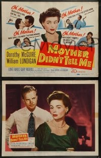 8w425 MOTHER DIDN'T TELL ME 8 LCs 1950 great images of Dorothy McGuire, William Lundigan, Havoc