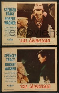 8w426 MOUNTAIN 8 LCs 1956 mountain climbing thriller w/ Spencer Tracy, Robert Wagner, Claire Trevor