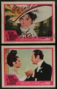 8w429 MY FAIR LADY 8 LCs 1964 Audrey Hepburn, Rex Harrison, George Cukor classic!