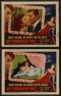 8w431 MY FORBIDDEN PAST 8 LCs 1951 sexy Ava Gardner is the kind of girl who made New Orleans famous