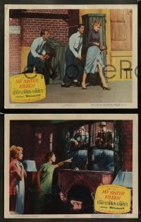 8w856 MY SISTER EILEEN 4 LCs 1955 Janet Leigh, Jack Lemmon & Betty Garrett!
