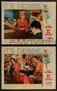 8w433 MY SIX LOVES 8 LCs 1962 Debbie Reynolds in the funniest fix a girl ever got into!