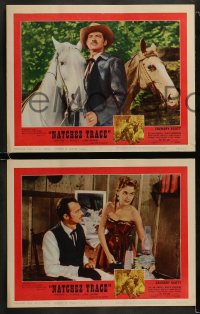 8w437 NATCHEZ TRACE 8 LCs 1959 Zachary Scott as Murrell, Irene James as Lolette