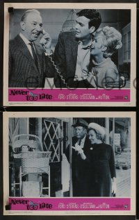 8w440 NEVER TOO LATE 8 LCs 1965 Paul Ford, Connie Stevens, Maureen O'Sullivan