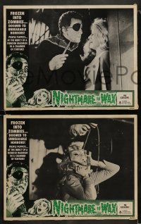 8w443 NIGHTMARE IN WAX 8 LCs 1969 frozen into zombies, doomed to unbearable horrors, Mitchell!