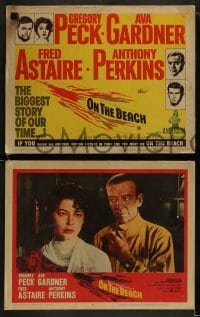 8w454 ON THE BEACH 8 LCs 1959 Gregory Peck, Ava Gardner, Fred Astaire, directed by Stanley Kramer!