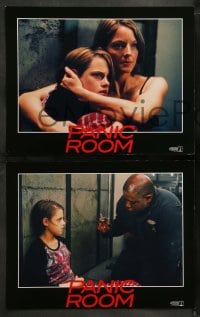 8w466 PANIC ROOM 8 LCs 2002 David Fincher, Jodie Foster, Forest Whitaker, Kristen Stewart!