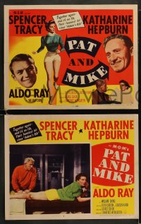 8w472 PAT & MIKE 8 LCs 1952 Katharine Hepburn & Spencer Tracy, directed by George Cukor!