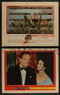 8w475 PATTERNS 8 LCs 1956 written by Rod Serling, cool images of Van Heflin & cast!