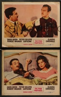 8w482 PINK PANTHER 8 LCs 1964 Peter Sellers, David Niven, Capucine, directed by Blake Edwards!