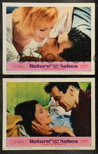 8w511 RETURN FROM THE ASHES 8 LCs 1965 Samantha Eggar, the daydream ends & the nightmare begins!