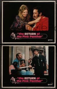 8w919 RETURN OF THE PINK PANTHER 3 LCs 1975 Peter Sellers as Inspector Clouseau, Blake Edwards!