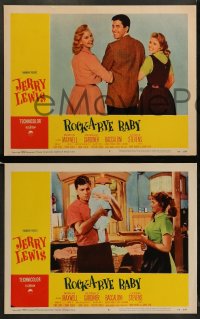 8w517 ROCK-A-BYE BABY 8 LCs 1958 Jerry Lewis, Marilyn Maxwell, Reginald Gardiner