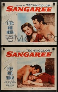 8w526 SANGAREE 8 3D LCs 1953 Fernando Lamas & sexy Arlene Dahl, romantic adventure!