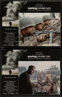 8w011 SAVING PRIVATE RYAN 12 LCs 1998 Steven Spielberg, Tom Hanks, Tom Sizemore, Matt Damon, Davies!