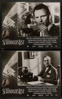 8w530 SCHINDLER'S LIST 8 LCs 1993 Steven Spielberg, Liam Neeson, Ralph Fiennes, WWII Best Picture!