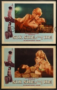 8w552 SIX SHE'S & A HE 8 LCs 1965 six love-starved goddesses find pagan revenge!