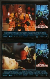 8w553 SMALL SOLDIERS 8 LCs 1998 Joe Dante CG cartoon with animated toys, Kirsten Dunst!