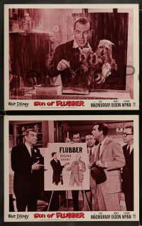 8w558 SON OF FLUBBER 8 LCs R1974 Walt Disney, absent-minded professor Fred MacMurray!