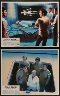 8w570 STAR TREK 8 LCs 1979 William Shatner, Leonard Nimoy, DeForest Kelly, Collins & Khambatta