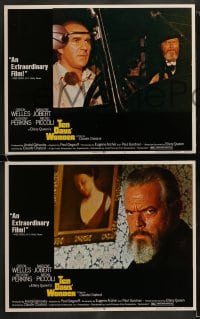 8w601 TEN DAYS' WONDER 8 LCs 1972 Orson Welles, Marlene Jobert, Claude Chabrol directed!