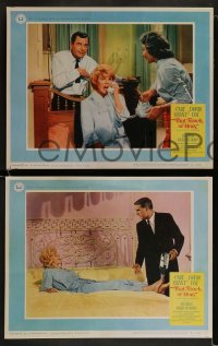 8w876 THAT TOUCH OF MINK 4 LCs R1967 great images of Gig Young, Cary Grant & Doris Day!