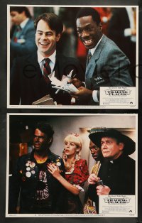 8w636 TRADING PLACES 8 LCs 1983 Dan Aykroyd & Eddie Murphy are getting rich & getting even!