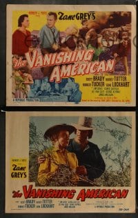 8w649 VANISHING AMERICAN 8 LCs 1955 from Zane Grey novel, Scott Brady, Audrey Totter!