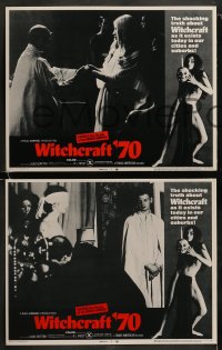8w685 WITCHCRAFT '70 8 LCs 1970 Angeli bianchi... Angeli neri, wild images of sexy horror rituals!