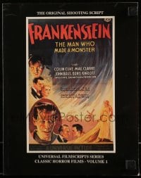 8x140 FRANKENSTEIN 1st edition softcover book 1989 Mary Shelley, the original shooting script!