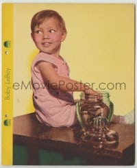 8x146 BABY LeROY 9x11 Dixie ice cream premium 1935 portrait of the child star + biography on back!