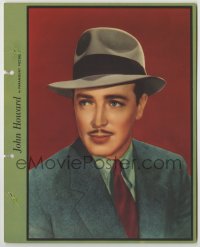 8x150 JOHN HOWARD 8x10 Dixie ice cream premium 1939 great portrait + biography on the back!