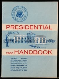 8x013 PRESIDENTIAL HANDBOOK 6x8 booklet 1960 facts concerning the election & much more!