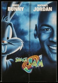 8x007 SPACE JAM 6x8 movie screening invitation + ticket 1996 you can attend the world premiere!