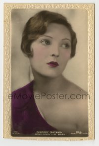 8x106 DOROTHY MACKAILL #226O English 4x6 postcard 1920s beautiful close portrait with one bare shoulder!