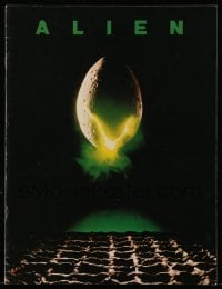8x292 ALIEN souvenir program book 1979 Ridley Scott outer space sci-fi monster classic!
