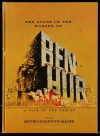 8x303 BEN-HUR hardcover souvenir program book 1960 Charlton Heston, William Wyler classic epic!