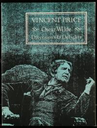 8x324 DIVERSIONS & DELIGHTS stage play souvenir program book 1980 Vincent Price as Oscar Wilde!
