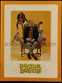 8x325 DOCTOR DOLITTLE souvenir program book 1967 Rex Harrison speaks with animals, Richard Fleischer