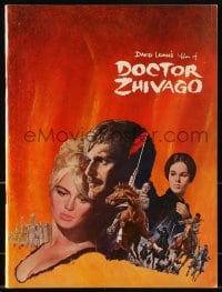 8x326 DOCTOR ZHIVAGO souvenir program book 1965 Sharif, Christie, David Lean epic!