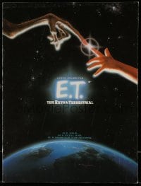 8x328 E.T. THE EXTRA TERRESTRIAL English souvenir program book 1982 Steven Spielberg classic!