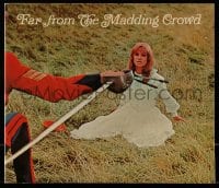 8x335 FAR FROM THE MADDING CROWD souvenir program book 1968 Julie Christie, Stamp, John Schlesinger