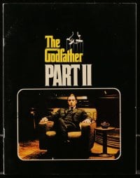 8x346 GODFATHER PART II souvenir program book 1974 Al Pacino, Francis Ford Coppola classic sequel!