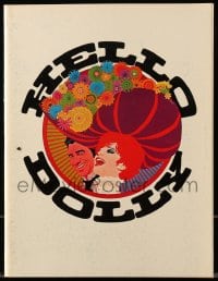 8x358 HELLO DOLLY souvenir program book 1970 Barbra Streisand & Walter Matthau, Amsel art!