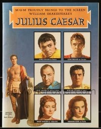8x368 JULIUS CAESAR souvenir program book 1953 Marlon Brando, James Mason, Garson, Shakespeare!