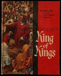 8x370 KING OF KINGS hardcover souvenir program book 1961 Nicholas Ray, Jeffrey Hunter as Jesus!