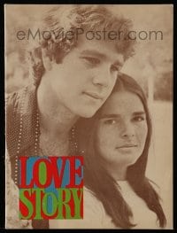 8x377 LOVE STORY souvenir program book 1970 Ali MacGraw & Ryan O'Neal, classic romance!