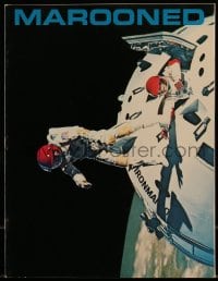 8x379 MAROONED souvenir program book 1969 astronauts Gregory Peck & Gene Hackman, John Sturges!